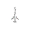 Thomas Sabo PENDENTIF CHARM AVEC AVION MULTICOLORE ARGENT
