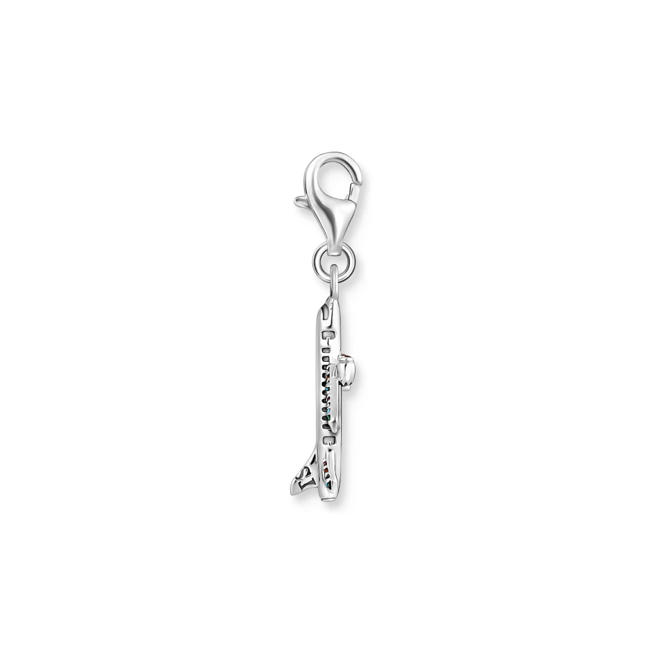 Thomas Sabo PENDENTIF CHARM AVEC AVION MULTICOLORE ARGENT 3 Thomas Sabo PENDENTIF CHARM AVEC AVION MULTICOLORE ARGENT – Image 3