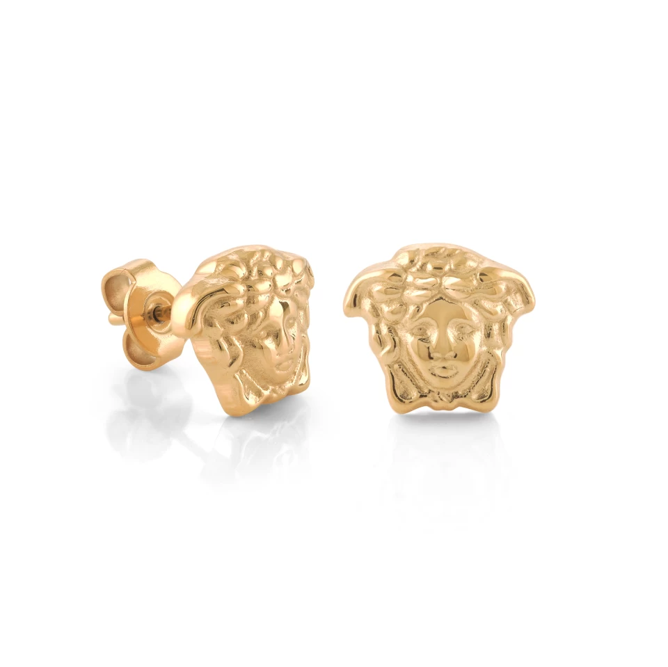 IG BOUCLE FIXE MEDUSA ACIER PL JAUNE 2 IG BOUCLE FIXE MEDUSA ACIER PL JAUNE – Image 2