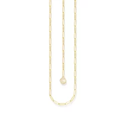 Thomas Sabo COLLIER CHARM AVEC CHARMISTA MÉDAILLE BLANC PLAQUÉ OR -Mode Bijoux Boutique resizedPt 2965658b89b496b7c43d6a6ea3ac930b 1