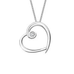 Corona COLLIER COEUR AJOURÉ AVEC 1 DIAMANT -Mode Bijoux Boutique resizedPt 2de3e2308adf7c9e1de8b6be9371dafb 1