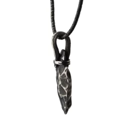 CHAÎNE ET PENDANT TÊTE DE FLÈCHE ACIER IP NOIR ET ANTIQUE 22" -Mode Bijoux Boutique resizedPt 3003fad3739e288a27c5b88cb33223e1
