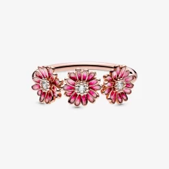 Pandora BAGUE TRIO MARGUERITES ROSES -Mode Bijoux Boutique resizedPt 320722549d1751cf3f247855f937b982