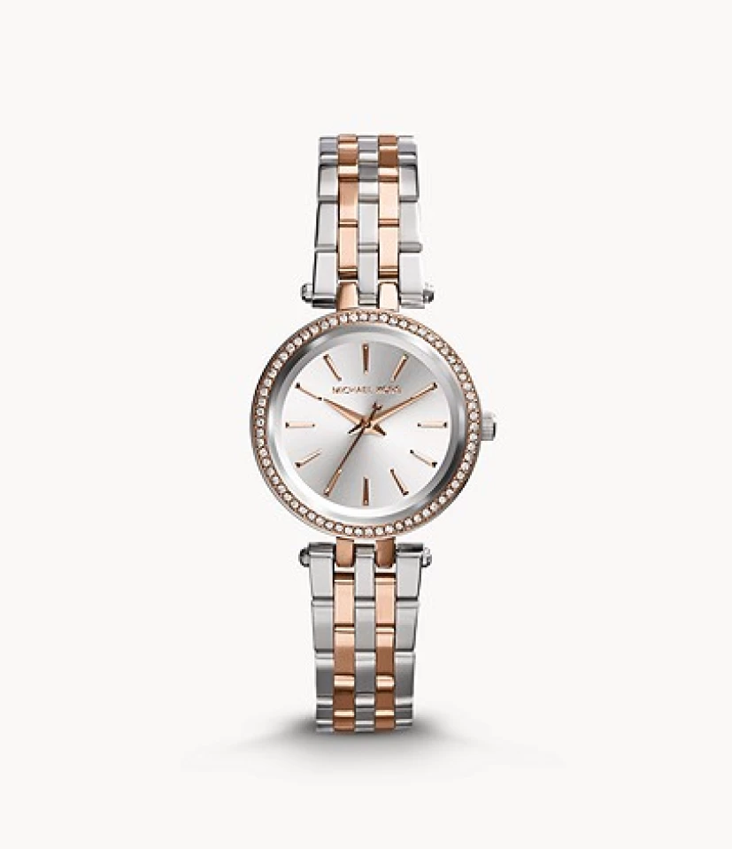 MONTRE BICOLORE POUR FEMMES PETITE DARCI MICHAEL KORS 2 MONTRE BICOLORE POUR FEMMES PETITE DARCI MICHAEL KORS – Image 2