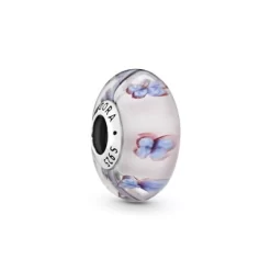 Pandora CHARM MURANO PAPILLON ROSE/LILAS