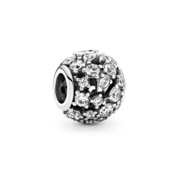 Pandora BBRELOQUE RONDE AJOURÉE SCINTILLANTE