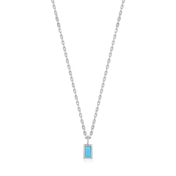 Ania Haie COLLIER EN ARGENT AVEC PENDENTIF TURQUOISE