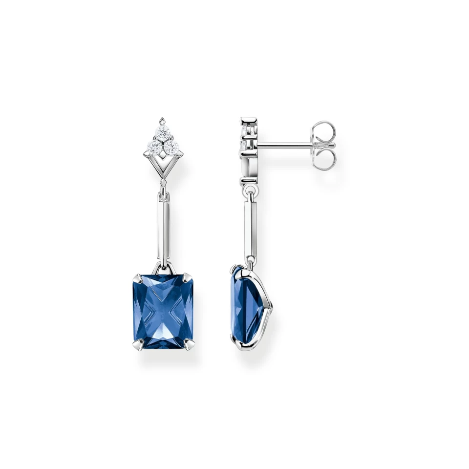 Thomas Sabo BOUCLES D'OREILLES PENDENTIF PIERRE BLEUE 2 Thomas Sabo BOUCLES D'OREILLES PENDENTIF PIERRE BLEUE – Image 2