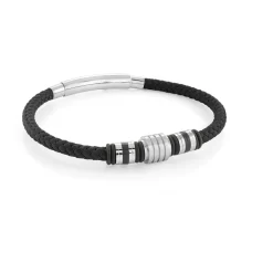 BRACELET SS CUIR AJUSTABLE DESIGN CENTRER -Mode Bijoux Boutique resizedPt 541cf8e1355332b5f4bf6d96aca9b925 1