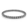 BRACELET MINI-PERLE EN ACIER INOXYDABLE PLAQUÉ GRIS IONIQUE