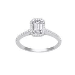 BAGUE DIAMANT ÉMERAUDE