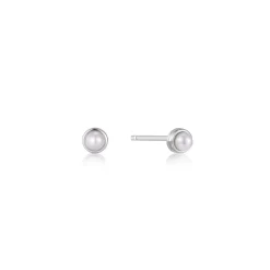 Ania Haie BOUCLES FIXES COLLET ARG RHODIUM PERLE
