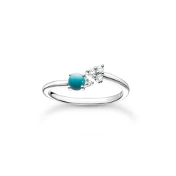 Thomas Sabo BAGUE FLÈCHE PIERRE TURQUOISE