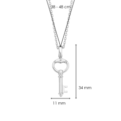 COLLIER ARGENT CLÉ CHAINE 45CM -Mode Bijoux Boutique resizedPt 67baaa05759c5f8da208f540ff782a5f 1