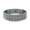 BRACELET 18MM ACIER PLAQUÉ GUN METAL SATIN