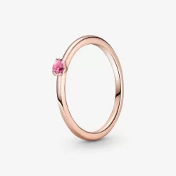 Pandora BAGUE SOLITAIRE ROSE
