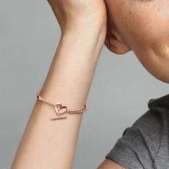 Pandora BRACELET À CHAÎNE SERPENTINE ET BARRE EN T COEUR 16 Pandora BRACELET À CHAÎNE SERPENTINE ET BARRE EN T COEUR -Mode Bijoux Boutique resizedPt 8ba9f7401e1f60f3024ad195d4a24d8e