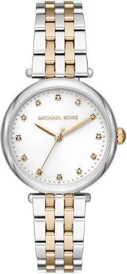 Michael Kors MONTRE DAME ACIER 2 TONS PLJ 12 DIA S/C