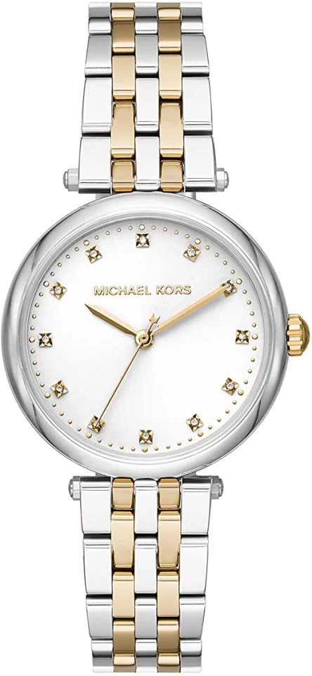 Michael Kors MONTRE DAME ACIER 2 TONS PLJ 12 DIA S/C