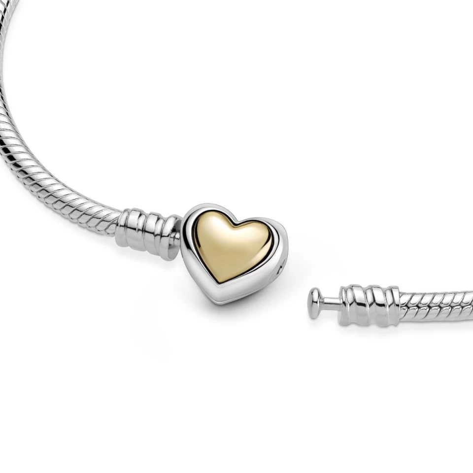 Pandora BRACELET FERMOIR COEUR 2 TONS 7 Pandora BRACELET FERMOIR COEUR 2 TONS – Image 7