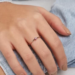 Pandora BAGUE SOLITAIRE ROSE -Mode Bijoux Boutique resizedPt a6e94d012df993c363fb358bf365ee05