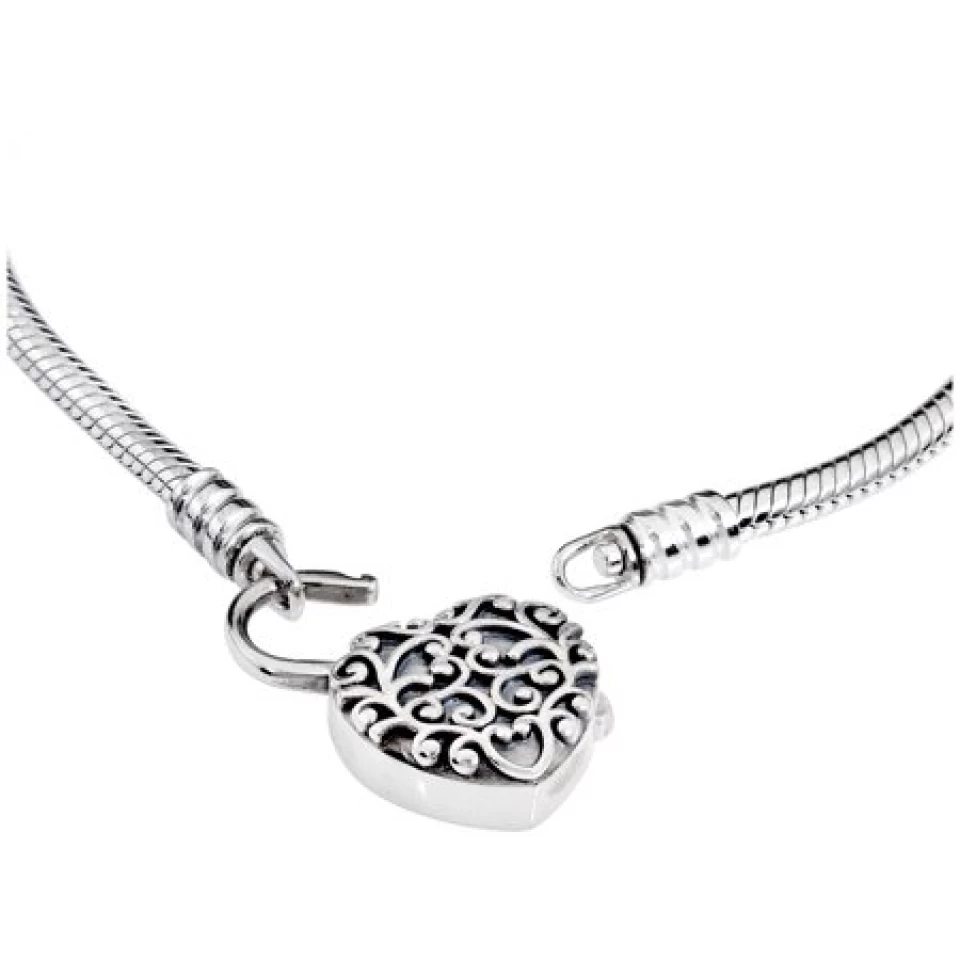 Pandora BRACELET ARG CADENAS COEUR ROYAL 19CM 5 Pandora BRACELET ARG CADENAS COEUR ROYAL 19CM – Image 5