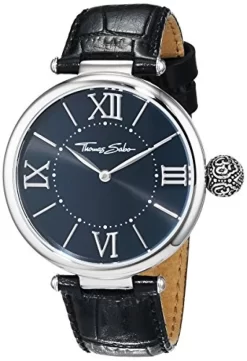 Thomas Sabo TSABO KARMA BR CUIR&CAD NOIR COUR BOULE