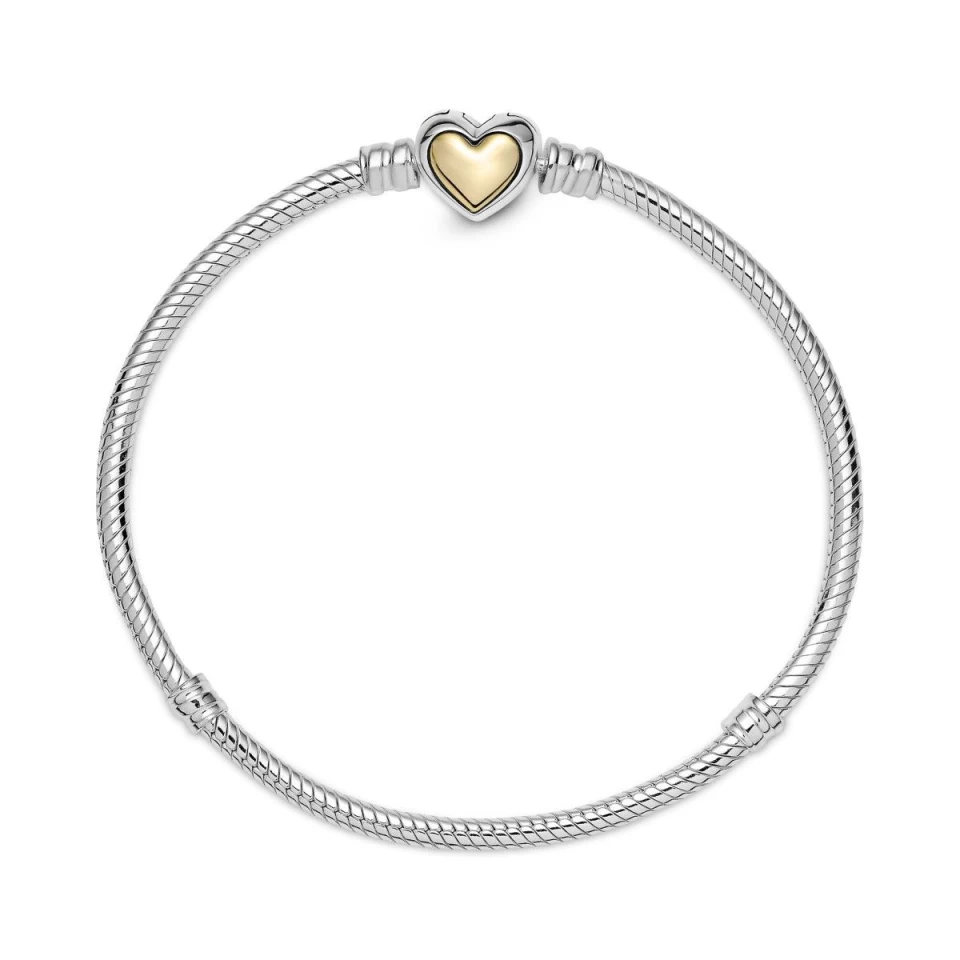 Pandora BRACELET FERMOIR COEUR 2 TONS 6 Pandora BRACELET FERMOIR COEUR 2 TONS – Image 6