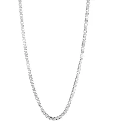 CHAÎNE BOÎTE CARRÉE ACIER INOXYDABLE 2.2MM