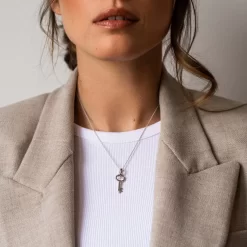 COLLIER ARGENT CLÉ CHAINE 45CM -Mode Bijoux Boutique resizedPt c45ae64fa263499a6f605b9ee351c7d2 1
