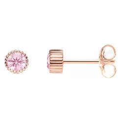 Thomas Sabo TS BO 18KR ROSE CYLINDRE PIERRE ROSE