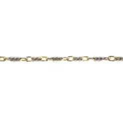 CHAINE DE CHEVILLE BATONNET GRAVÉE EN OR 2 TONS -Mode Bijoux Boutique resizedPt c94bb1bbd9c2b4a9c93fcf140c18e20e