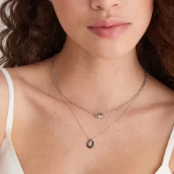 Ania Haie COLLIER ARGENTÉ MOUSQUETON MARINE -Mode Bijoux Boutique resizedPt cac8ec2e0e8d39ca1612df964d942c01