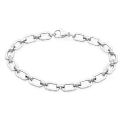 BRACELET MAILLONS OVALS ACIER POLI -Mode Bijoux Boutique resizedPt d075b7093d334000ed3befa4f78691e4 1