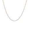 CHAINE MAILLE ANANAS 10K ROSE