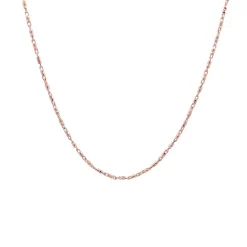 CHAINE MAILLE ANANAS 10K ROSE