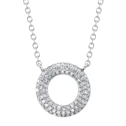 COLLIER CERCLEPAVÉ DE DIAMANTS