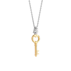 COLLIER CLÉ 2 TONS -Mode Bijoux Boutique resizedPt dba84d00c3a33df9f3bfb902940249ca 1