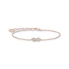 Thomas Sabo BRACELET INFINITÉ OR ROSE