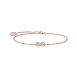 Thomas Sabo BRACELET INFINITÉ OR ROSE