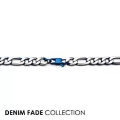 CHAÎNE FIGARO 6.5MM ACIER ET IP BLEU 24" -Mode Bijoux Boutique resizedPt e22ce4d908a59a1903c9c815ef4bfb03 1