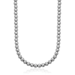COLLIER BILLES POLI STEELX 10MM 16+2''
