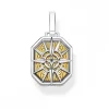 Thomas Sabo TS PENDENTIF ARG BOUSSOLE PL JAUNE CZ N