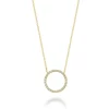 COLLIER CERCLE AJOURÉ DIAMANTS