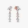 Pandora BOUCLES D’OREILLES HERBIERS SCINTILLANTS EN FORME DE GOUTTELETTE